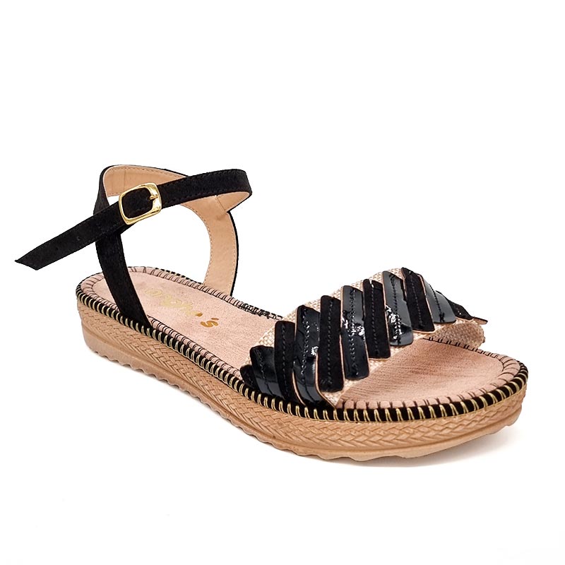 SANDALIAS CASUALES - Código: AG26 negro Ballerinas Perú