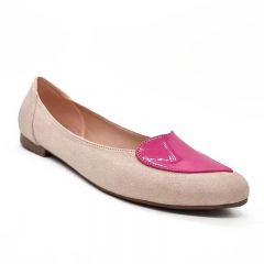 BALLERINAS - Código: BAL26-BEIGE FUCSIA-37