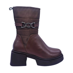 BOTIN CASUAL - Código: BC30 NEGRO-MARRON-36