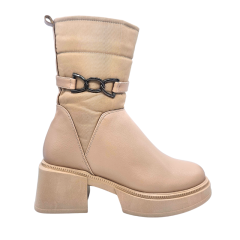 BOTIN CASUAL - Código: BC30 NEGRO-BEIGE-36