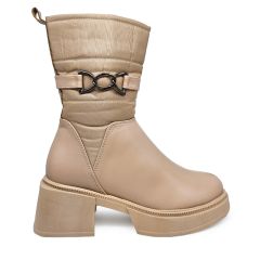 BOTIN CASUAL - Código: BC30 NEGRO-BEIGE-36