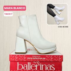 BOTÍN MARA BLANCO - Código: BC368-39