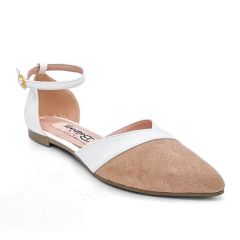 BALLERINAS - Código: FL63 BLANCO BEIGE