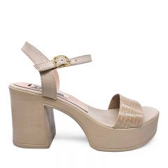 SANDALIA CASUAL - Código: SC32-BEIGE-36