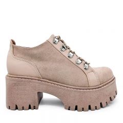 ZAPATOS MOCASINES - Código: ZM13 BEIGE