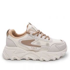 ZAPATILLAS URBANAS - Código: ZU118-BEIGE-38