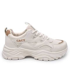 ZAPATILLAS URBANAS - Código: OUT ZU129-BEIGE-38
