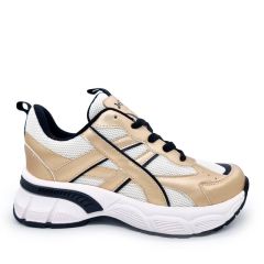 ZAPATILLAS URBANAS - Código: ZU139 DORADO-38