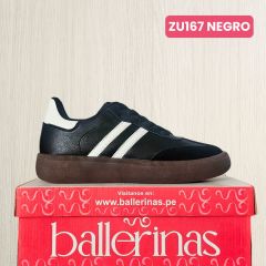 ZAPATILLAS URBANAS - Código: ZU167-NEGRO-37