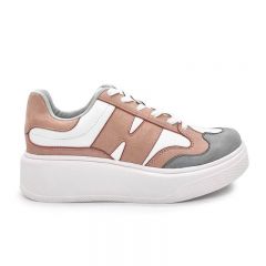 ZAPATILLAS URBANAS - Código: ZU42 SUEDE ROSA